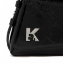 Bolso con Solapa Geo Muy Brillante  KARL LAGERFELD JEANS