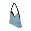 Bolso Tote Pequeño Geo de Tejido Vaquero  KARL LAGERFELD JEANS