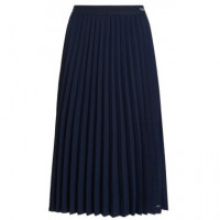 TOMMY HILFIGER - Fluid Pleated Pull On MIDI Skirt - C1G - F|WW0WW43886/C1G