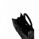 KARL LAGERFELD - K/rsg Mn Square Tote Peb Emb - 999 - B1W30042/999