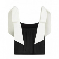 KARL LAGERFELD - Karl Bow Beach Top - 999 - B2W46036/999