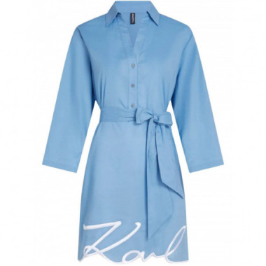 KARL LAGERFELD - Karl Dna Signature Beach Dress - 349 - A2W46075/349