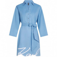 KARL LAGERFELD - Karl Dna Signature Beach Dress - 349 - A2W46075/349