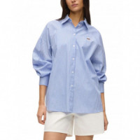 KARL LAGERFELD - Ikon Stripe Blouse - 1RR - B2W11034/1RR