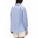 KARL LAGERFELD - Ikon Stripe Blouse - 1RR - B2W11034/1RR