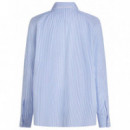 KARL LAGERFELD - Ikon Stripe Blouse - 1RR - B2W11034/1RR