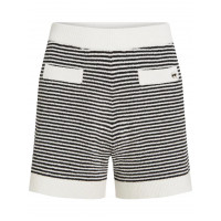 KARL LAGERFELD - Ikon Striped Knit Shorts - 1MC - B2W10102/1MC