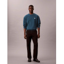 Ls Eu 350TERRY Badge Crewneck Sw Navy te  CALVIN KLEIN