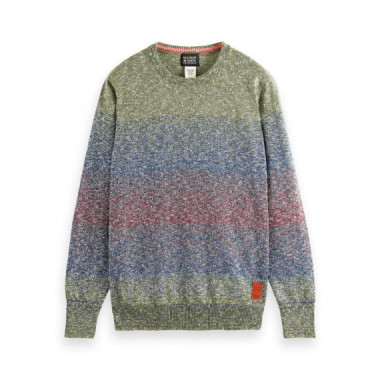 SCOTCH & SODA Jers&eacute;is y Sudaderas Jersey Melange a Rayas