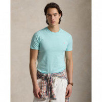 Camisetas Hombre Camiseta POLO RALPH LAUREN Custom Slim Celadon