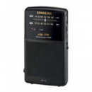 SANGEAN Radio Bolsillo SR-35 Am/fm Negro con Altavoz