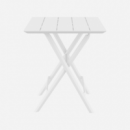 Mesa de Jardín Helen- Plegable- 60X60 Cm- Color Blanco- Siesta Exclusive®- Exterior  SIESTA EXCLUSIVE