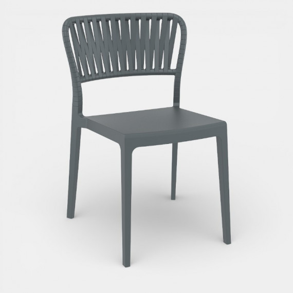 Silla Portofino para Jardín y Terraza – Diseño Exterior Apilable Siesta Exclusive®  SIESTA EXCLUSIVE