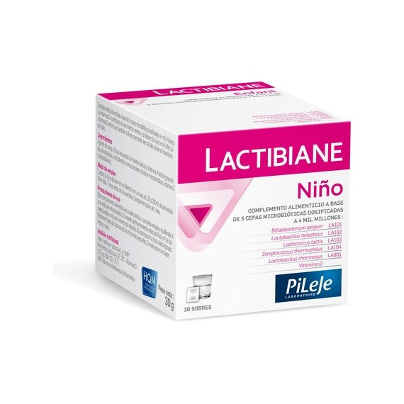 PILEJE Lactibiane Niños 30 Sobres