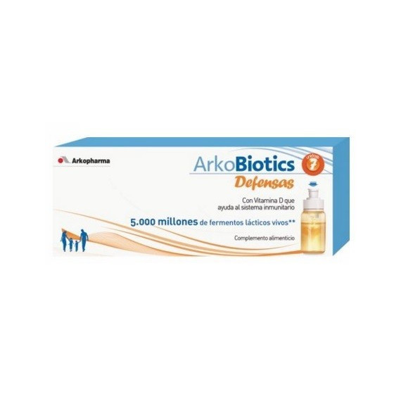 Arkoprobiotics Defensas Adultos 7 Ampollas  ARKOPHARMA LABORATORIOS
