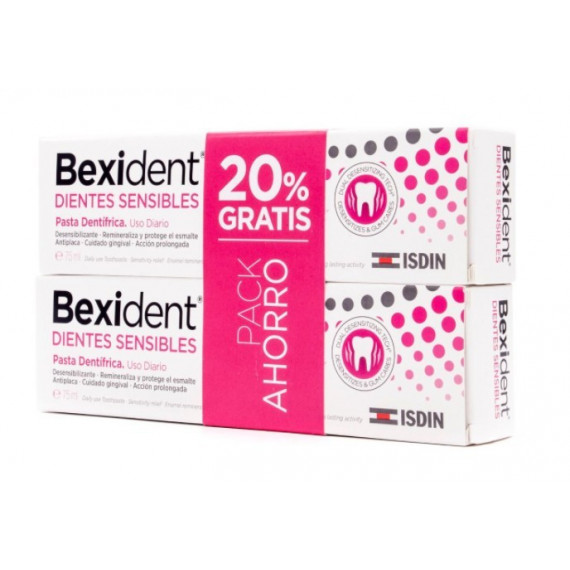 BEXIDENT Duplo Dientes Sensi Pasta 75ML 20%DTO
