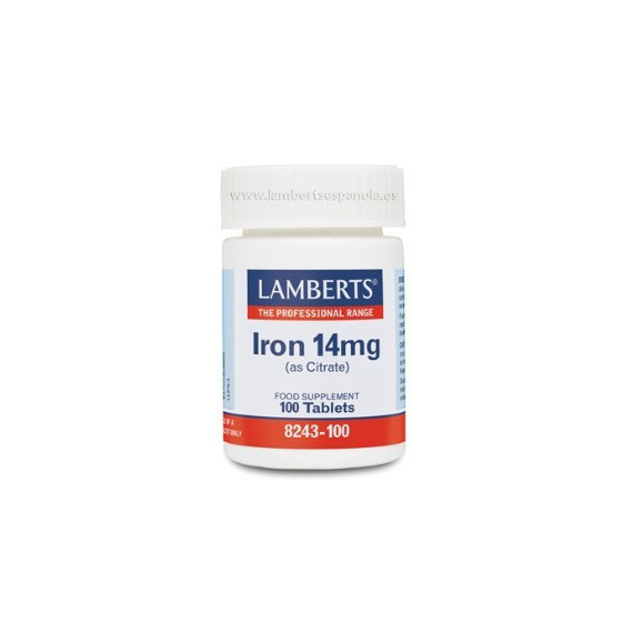 LAMBERTS Hierro 14 Mg 100 Comprimidos