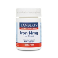 LAMBERTS Hierro 14 Mg 100 Comprimidos