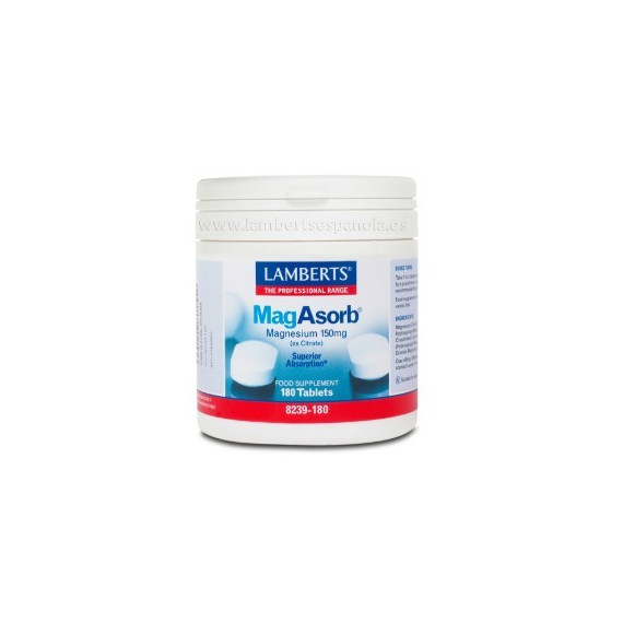 LAMBERTS Magasorb Citrato de Magnesio 150 Mg 180