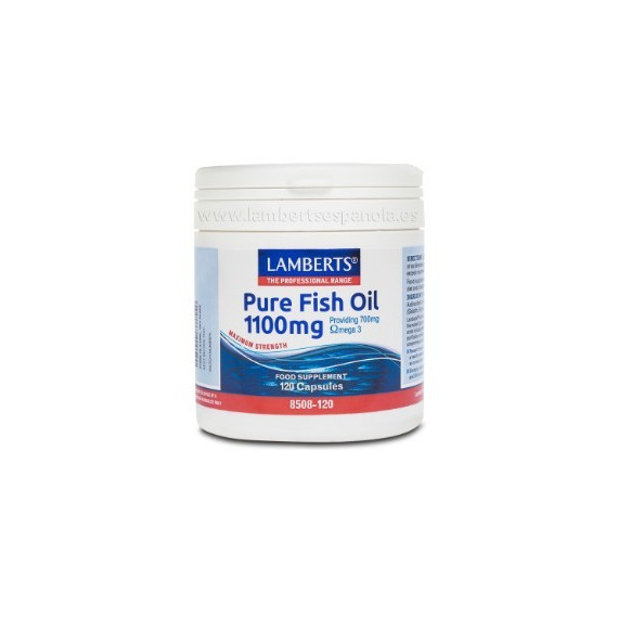 LAMBERTS Aceite Puro de Pescado 1100 Mg 120 Cáps