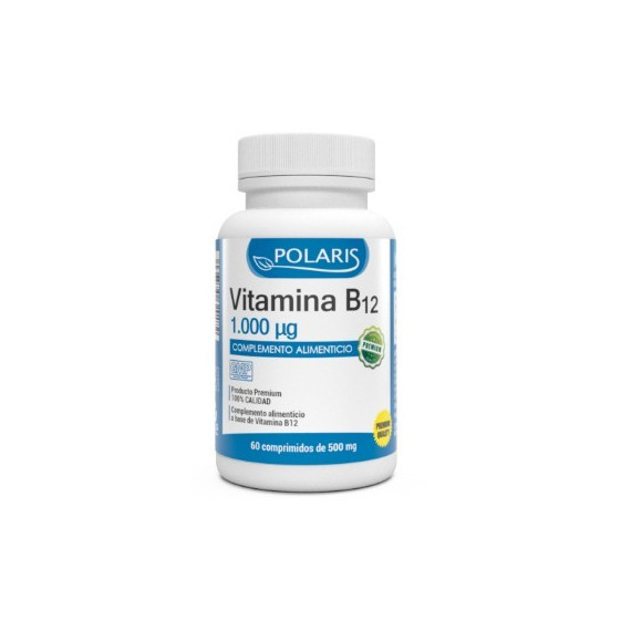Polaris Vitamina B12 1000 Mcg  60 Comp  3 CLAVELES
