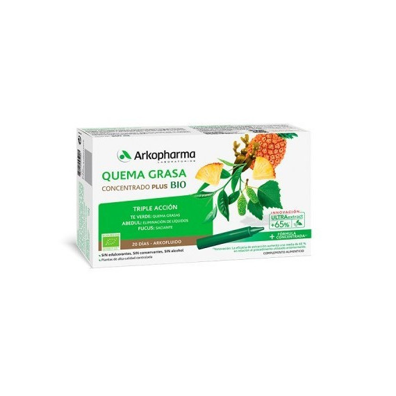 Arkopharma Quemagrasa Concentrado Plus BIO 20 am