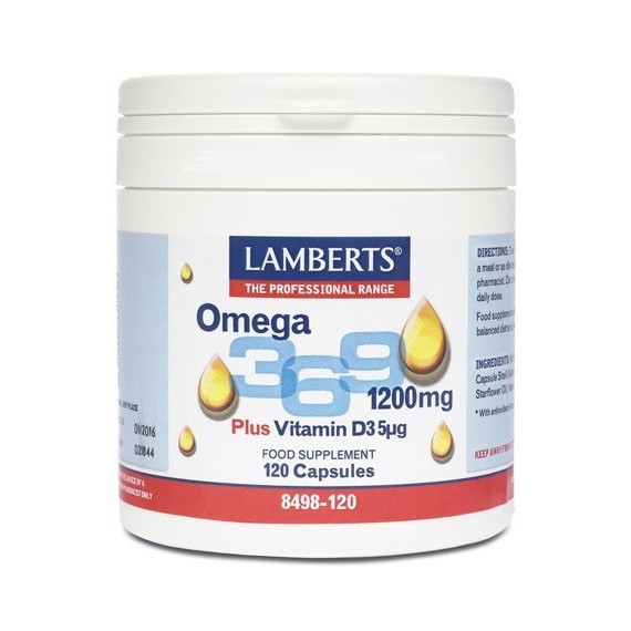 LAMBERTS Omega 3-6-9 1200 Mg 120 Cápsulas