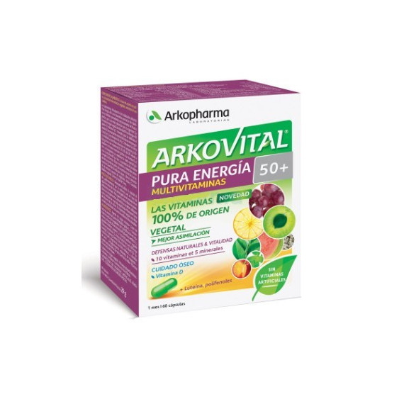 Arkovital Vitaminas Vegetales Senior 60 Comp  ARKOPHARMA LABORATORIOS