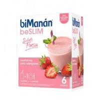 BIMANAN Beslim Fresa 6 Batidos