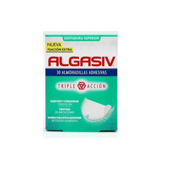 Algasiv Dentadura Superior 30 Almohadillas Adhes