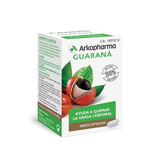 Arkopharma Guaraná 84 Cápsulas  ARKOPHARMA LABORATORIOS