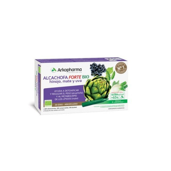 Arkopharma Alcachofa Forte Bio 20 Ampollas  ARKOPHARMA LABORATORIOS