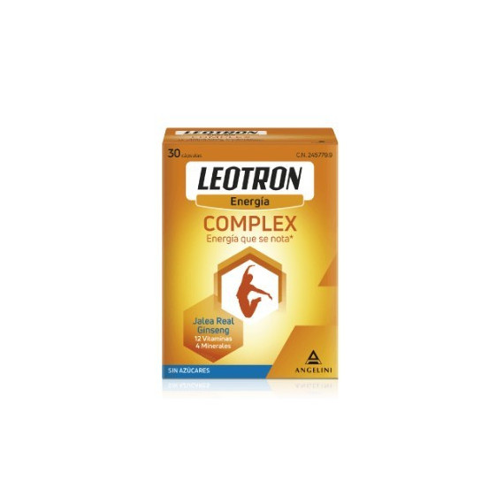 Leotron Energía Complex 30 Cápsulas  ANGELINI