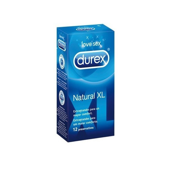 Durex Love Sex Natural XL 12 Preservativos