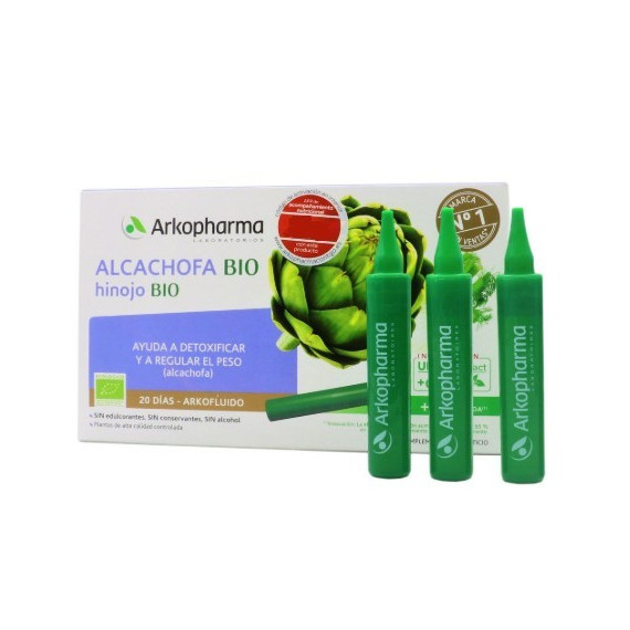 Arkopharma Alcachofa - Hinojo BIO 20 ampollas