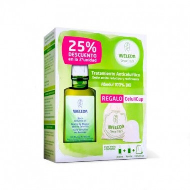 Pack Anticelul&iacute;tico WELEDA Aceite Abedul 2 Unida
