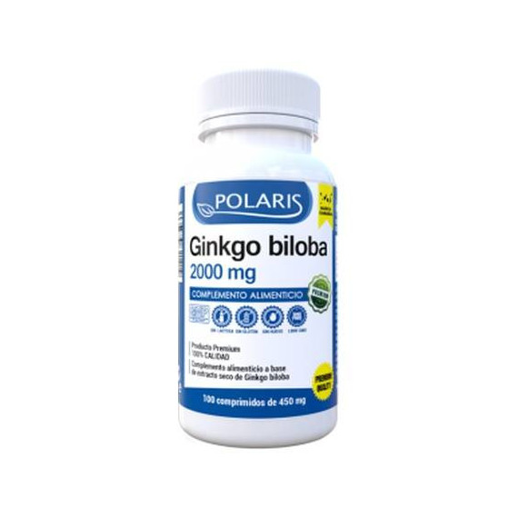 Polaris Ginkgo Biloba 2000 MG100 Comprimidos  PRODUCTOS NATURALES BAMBU S.L.
