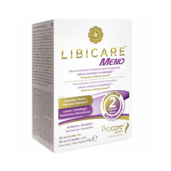 Libicare Meno 30 + 30 Capsulas  PROCARE HEALTH IBERIA