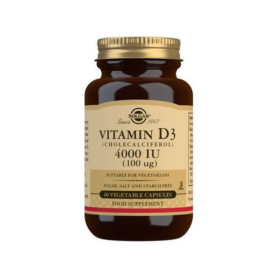 SOLGAR Vitamina D3 400UI 10MCG 100 Caps