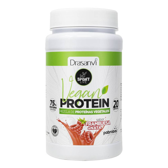 Drasanvi Sport Live Vegan Protein Frambues 600GR  SPORTLIVE
