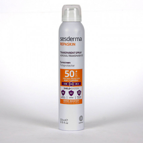 SESDERMA Repaskin Spray Transparente SPF50 200ML