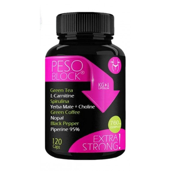 Kinier Peso Block Rosa Cla Extra Strong 120CAPS  KIN