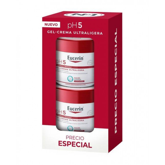 EUCERIN Pack Gel Crema Ultraligera PH5 X2