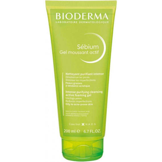 BIODERMA Sebium Gel Moussant Actif 200 Ml