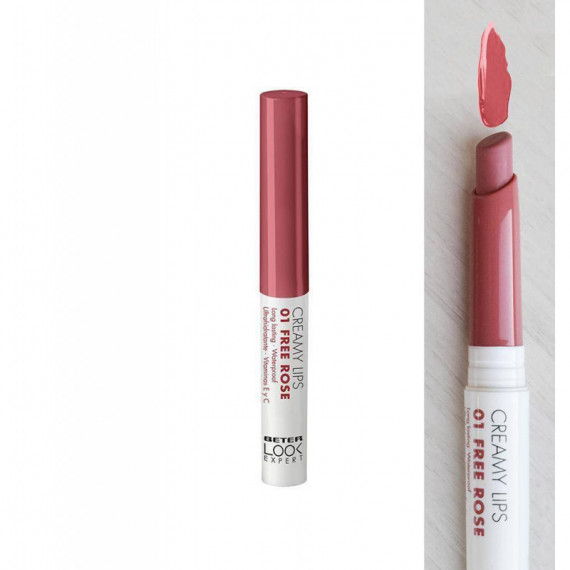 BETER LOOK LIPSTICK CREAMY LIPS 01 FREE ROSE