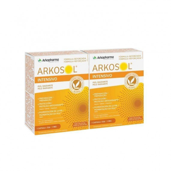 Arkosol Intensivo Pack 2 X 30 Capsulas 40% 2ªUNI  ARKOPHARMA LABORATORIOS