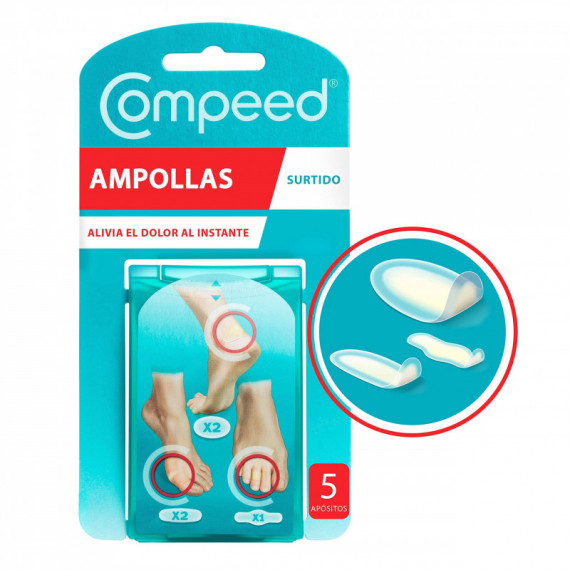 COMPEED Ampollas Hidrocoloide Surtido 5 U