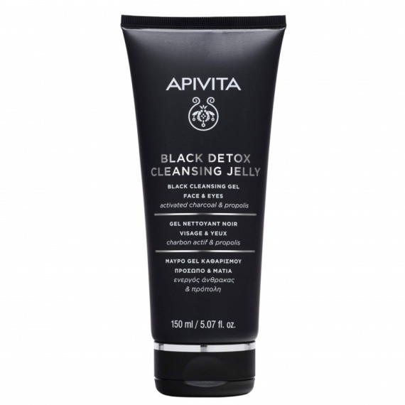 APIVITA Gel Limpiador Negro Detox 150 Ml