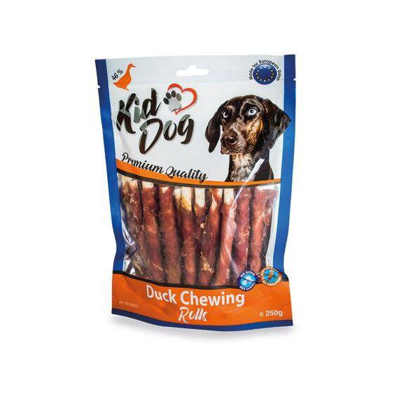Kiddog Duck Meat On Buffalo Stick 250 Grs A4622  KID DOG