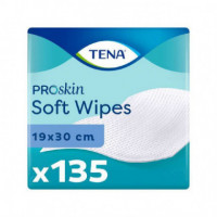 TENA TOALLITAS TENA SOFT WIPE 19X30 135 UDS